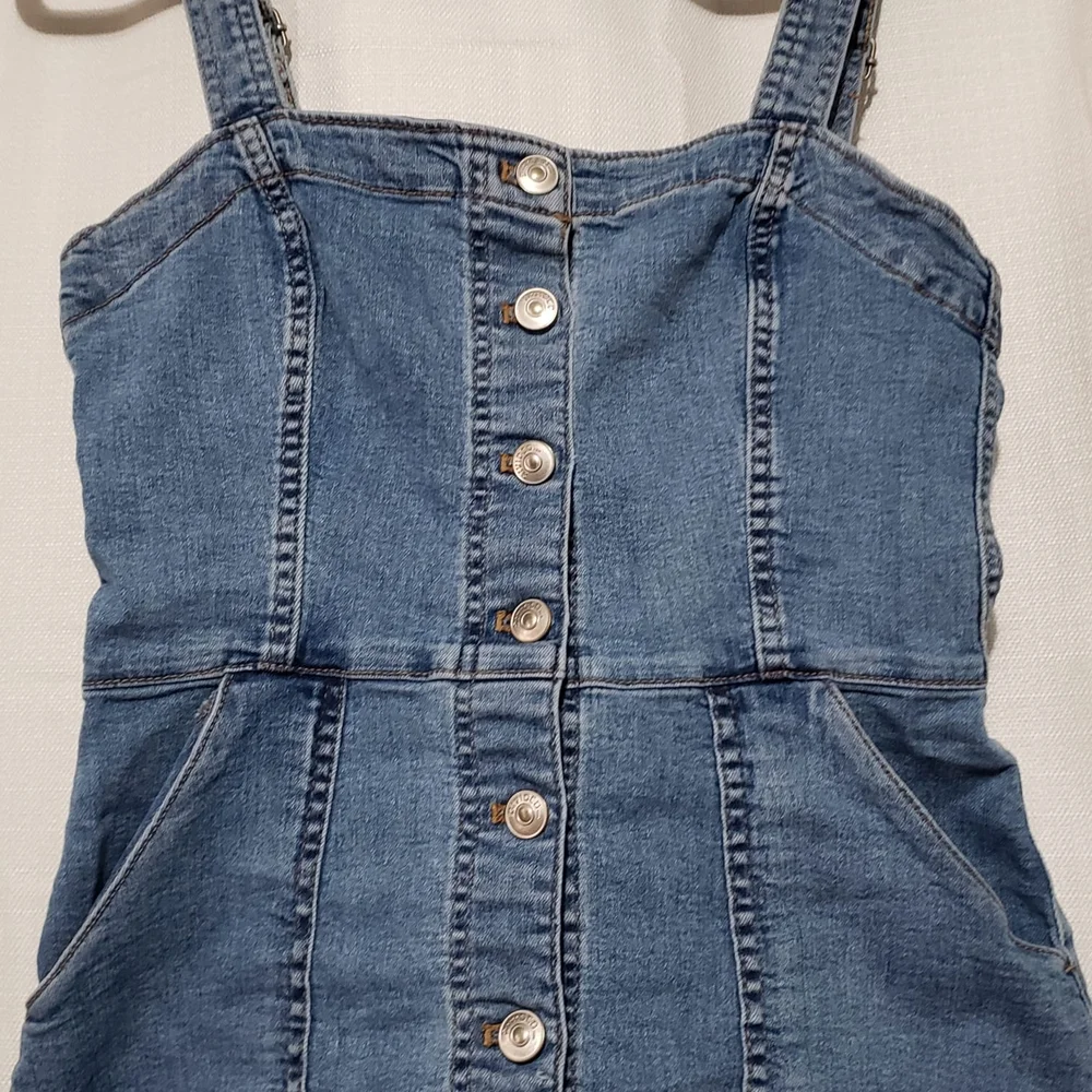 Denim Button-Down Dress - Picture 2 of 5